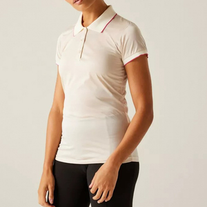 Artículo de Moda, Polo Casual de Mujer 100% Algodón Tejido, Fabricante Mayorista, Logotipo Personalizado con Impresión 3D - Product Image 5