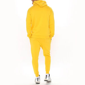 ชุดวอร์มผู้ชายผ้าฝ้ายคุณภาพพรีเมียมสีพื้น ระบายอากาศได้ดี เหมาะสำหรับฤดูหนาว สวมใส่สบายๆ - Product Image 2