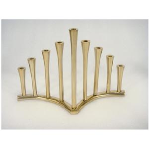 Support de bougie de table en laiton plaqué or de qualité supérieure, design unique fait à la main pour la décoration de fête - Product Image 4