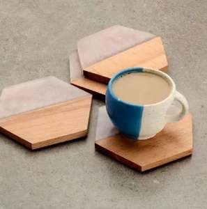 Sous-verres décoratifs gratuits en bois de vente chaude pour la décoration de la maison dans un style luxueux et élégant - Product Image 2
