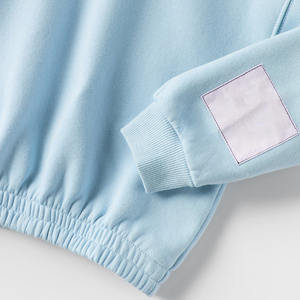 เสื้อฮู้ดแบบสวมหัวขนแกะสีทึบสำหรับเด็กผู้หญิงเสื้อมีขนาดและสีออกแบบโลโก้ได้ตามต้องการ2026 - Product Image 3