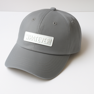 Casquette de baseball 6 panneaux en sergé de coton OEM prêt à expédier Support broderie Logo en caoutchouc tout tissu ajustement réglable maquette gratuite conception - Product Image 4