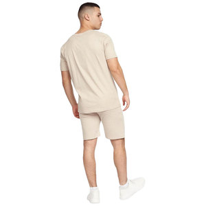 เสื้อแขนสั้นและกางเกงขาสั้นสำหรับผู้ชายเสื้อพิมพ์ลายฉลากส่วนตัวสำหรับฤดูร้อนสินค้าใหม่ทันสมัย - Product Image 3