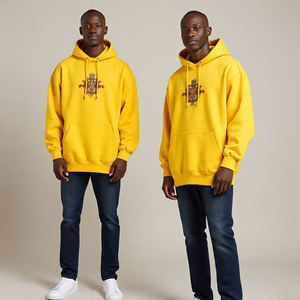 Sudadera con capucha gruesa recortada de alta calidad para hombre al por mayor de EE. UU. - Product Image 5