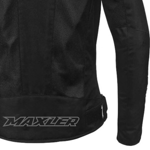 <b>Summer</b> Men's Anti-Fall Motorcycle <b>Jacket</b> Breathable and Absorbent with Stand Collar and Front Logo for Bike Riding - Product Image 5