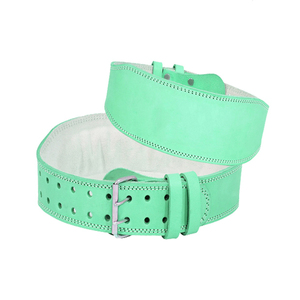 Ceinture d'haltérophilie en cuir de qualité supérieure/ceinture d'haltérophilie à double dents avec logo personnalisé et ceinture d'haltérophilie en cuir de couleur - Product Image 2