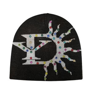 หมวกบีนนี่ฤดูหนาวแบบกำหนดเอง ขายส่ง หมวกบีนนี่ปักลายอุ่นๆ - Product Image 4