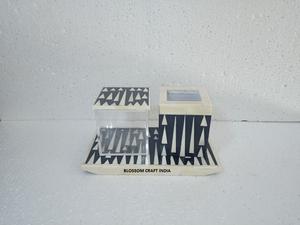 Plateau de brûleur d'encens en bois Mdf de qualité supérieure avec incrustation de nacre Boîte acrylique incrustée d'os Ensemble décoratif Madkhan en résine Décoration intérieure - Product Image 6