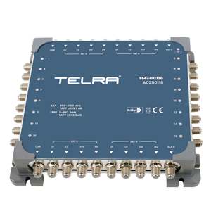 Multiconmutador de satélite Telra DiSEqC 2.0 para receptores de televisión por satélite modelo TM-1016 - Product Image 1