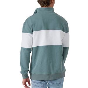 Sweat-shirt à fermeture éclair 100% en coton éponge française 1/4 pour hommes et femmes Sweat-shirt d'automne brodé avec logo personnalisé et poids lourd - Product Image 3