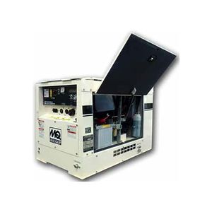 Multiquip WhisperWatt Silent Diesel Generator - DA7000SSA3, 6 kW <b>Prime</b>, 7kW Standby, 12.5 HP, Single-Side Servi - Product Image 2