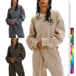 Top qualité femmes sweat vente chaude décontracté vêtements de sport confortable qualité supérieure des femmes solide sweat - Product Image 1