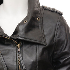 Chaqueta de Cuero para Mujer, Nueva Moda, Cómoda, Estilo Regular, con Tela Satinada para Otoño, Ropa Casual de Color Sólido 2025 - Product Image 5