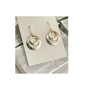 2025 Alaska texturé Halloween costume boucles d'oreilles or coulée plaqué or laiton géométrique robe boucles d'oreilles géométriquement - Product Image 5