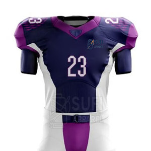 Tenues d'entraînement de football américain, ensembles respirants à manches courtes, design personnalisé, best-seller - Product Image 3