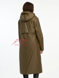Long manteau d'équitation personnalisé pour femmes OEM durable coupe-vent évacuation de l'humidité léger mouvement flexible élégant équestre - Product Image 5