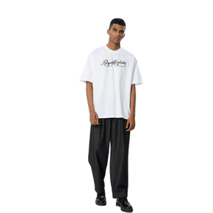 Camisetas de Hombre Blancas de Algodón 100% Lavado, Estilo Vintage, Casual, Urbano, Suaves y Transpirables para Uso Diario - Product Image 5