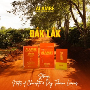 เครื่องดื่มเวียดนามยอดนิยมเมล็ดกาแฟทั้งเมล็ดคั่ว Alambe Dak Lak 230g อายุการเก็บรักษายาวนานรสชาติเข้มข้นส่งออกจากเวียดนาม - Product Image 4