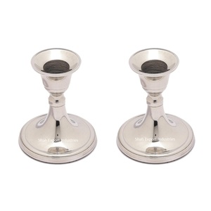 Royal Look Metal Taper <b>Candle</b> Holder Silver Finished for <b>Wedding</b> and Home Lighting Decoration Tabletop <b>Candle</b> Taper - Product Image 3