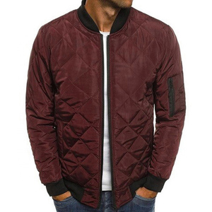 Wholesale High Quality Custom Men'<b>s</b> Hip Hop Bomber Men <b>Jacket</b> Stand Collar Winter Collection Fabric Winter <b>Jacket</b> for Man - Product Image 3