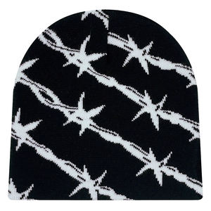 Bonnets en tricot personnalisables professionnels 2026, prêts pour l'hiver, chapeaux avec logo brodé personnalisé, vente en gros OEM - Product Image 2