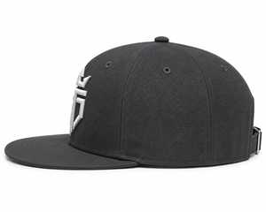 Casquette Snapback Personnalisée Broderie 3D Visière Plate Boucle Métallique Premium 5 Panneaux Réglable Tendance Sportive Casquette Snapback Surélevée - Product Image 4