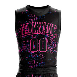 Ensemble d'uniformes de basket-ball de taille junior au design personnalisé, entièrement personnalisable, ensemble d'uniformes de basket-ball - Product Image 5