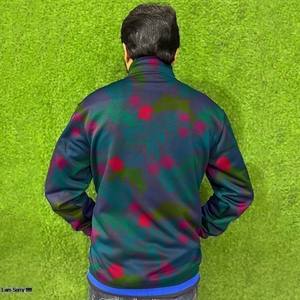 Chaqueta de invierno de mezclilla con etiqueta personalizada para hombre, 100% algodón, cuello alto, transpirable, a prueba de viento, unisex. - Product Image 2