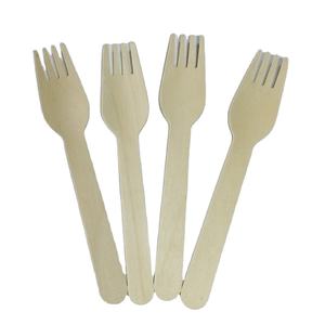 Fourchette en bois jetable écologique jetable bois cuillère fourchette couteau couverts ensemble à partir de bois naturel Vietnam - Product Image 1