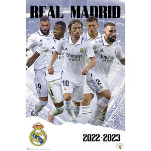Real Madrid Team <b>Poster</b> 2022/23 Season Modern Design Style Wall Usage Paper Material - Product Image 1