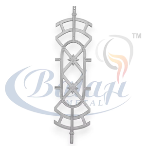 Balaustres Modernos de Hierro Fundido Gris Sólido sin Marco, Venta al por Mayor, Superficie Super Pulida con Gran Acabado, Resistente al Agua y al Óxido, 5 Años de Garantía - Product Image 1