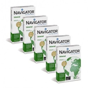 Papel de Copia Universal Navigator A4, 80 g/m², Blanco, Resma (A4 210x297 mm y A3 420x297 mm), Turquía, Estados Unidos, Brasil - Product Image 2