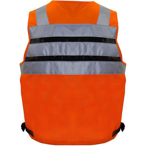 Chaqueta de construcción Ropa multifunción de alta visibilidad Chaleco de malla de poliéster Chaleco DE SEGURIDAD reflectante de seguridad de trabajo de alta visibilidad - Product Image 5