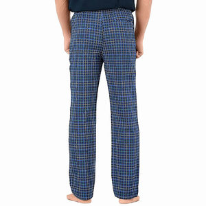 Pantalon de pyjama pour homme, léger, long, ample, à séchage rapide, en flanelle, avec cordon de serrage à la taille, imprimé - Product Image 1