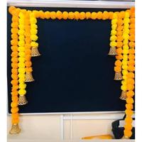 Toran Bandanwar, design complexe, fait main, en plastique écologique, Rangoli suspendu, décoration pour la maison, Diwali, mariage, événement culturel