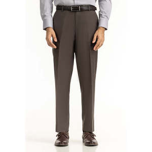 กางเกงเดรสทรงปกติ MN-TR-FM25-068 สไตล์ทางการสำหรับธุรกิจ เอวกลาง ทรงตรง ผ้า Worsted Ice Silk ซิปสี สำหรับการฝึกอบรม - Product Image 2