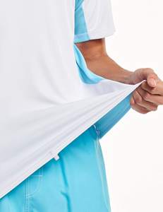 Chemise de compression à manches courtes Rash Guard pour hommes pour le fitness, la course à pied et les sports nautiques - Product Image 6