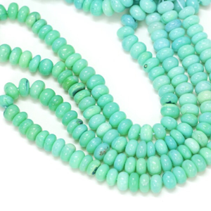 Perles Rondelles en Quartz Arc-en-ciel Vert Kelly, Qualité AAA, Lisses, 7-8mm, 15 Pouces/brin pour la Fabrication de Bijoux - Product Image 5