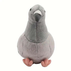 Peluche de Paloma Súper Suave de 10 cm, Color Gris Azul, Personalizable, ODM, en Caja, Material Principal Algodón PP, Estilo Lovelys - Product Image 3
