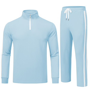 2026 chándales para hombre, conjunto atlético de 2 piezas, traje de jogging informal con media cremallera, ropa deportiva para gimnasio, chándal, conjuntos de chándal para hombre - Product Image 2