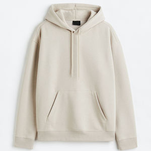 Sudadera con capucha en relieve de otoño unisex, etiqueta personalizada, 100% algodón, temporada de invierno, sudadera para hombre con panel de contraste bordado - Product Image 1