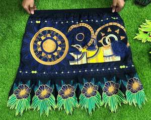 กระโปรงพลีทเอวสูงปักลายเต็มตัว รับผลิตตามแบบ OEM โรงงานผลิตโดยตรง กระโปรงสไตล์โพลีนีเซียน - Product Image 1