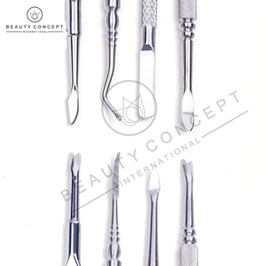 Instrument professionnel de soin des cuticules, pousse-cuticules et nettoyeur à double embout pour une préparation de manucure raffinée et l'entretien des cuticules - Product Image 4