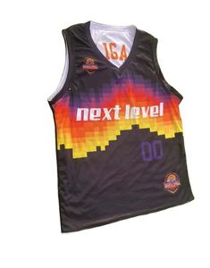 ชุดกีฬาโพลีเอสเตอร์คุณภาพสูงสำหรับเด็กชุดบาสเก็ตบอลสำหรับใช้ในโรงยิม - Product Image 3