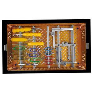 ชุดเครื่องมือผ่าตัดกระดูกและข้อคุณภาพสูง ชุดระบบดึงกระดูกสันหลังแบบใช้มือ ทำจากสแตนเลส คุณภาพพรีเมียม - Product Image 5