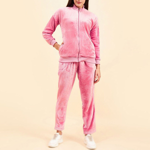 Vente chaude nouveauté personnalisé grande taille velours survêtements 100% coton fait décontracté séchage rapide respirant velours survêtements - Product Image 2