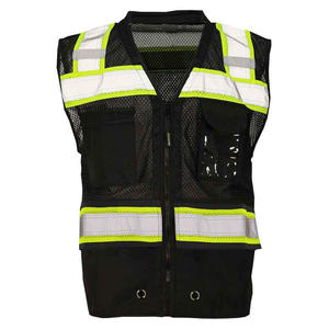 Gran oferta, chaleco de seguridad reflectante, ropa de trabajo Unisex para hombre, chaleco reflectante sin mangas, chaleco de seguridad de alta visibilidad de Color personalizado - Product Image 1