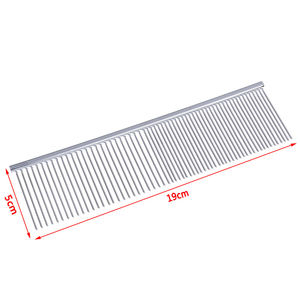 Herramienta de aseo de metal, peine resistente, herramientas de aseo, peine profesional para perros, peines para galgos - Product Image 3