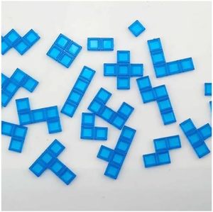 Jeu de société éducatif : Blocs de puzzle, jeu de correspondance des couleurs, jeu de table familial, pour adultes et adolescents de 14 ans et plus, idéal pour les voyages, en plastique - Product Image 6
