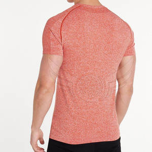 Camiseta de algodón atlética de manga corta para entrenamiento, camiseta de gimnasio de culturismo con diseño de logotipo, el mejor producto - Product Image 3